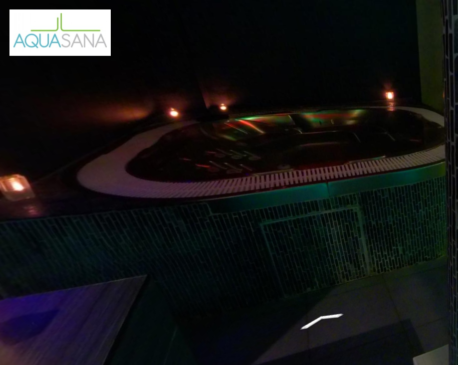 Sfeervolle privésauna met sauna en jacuzzi
