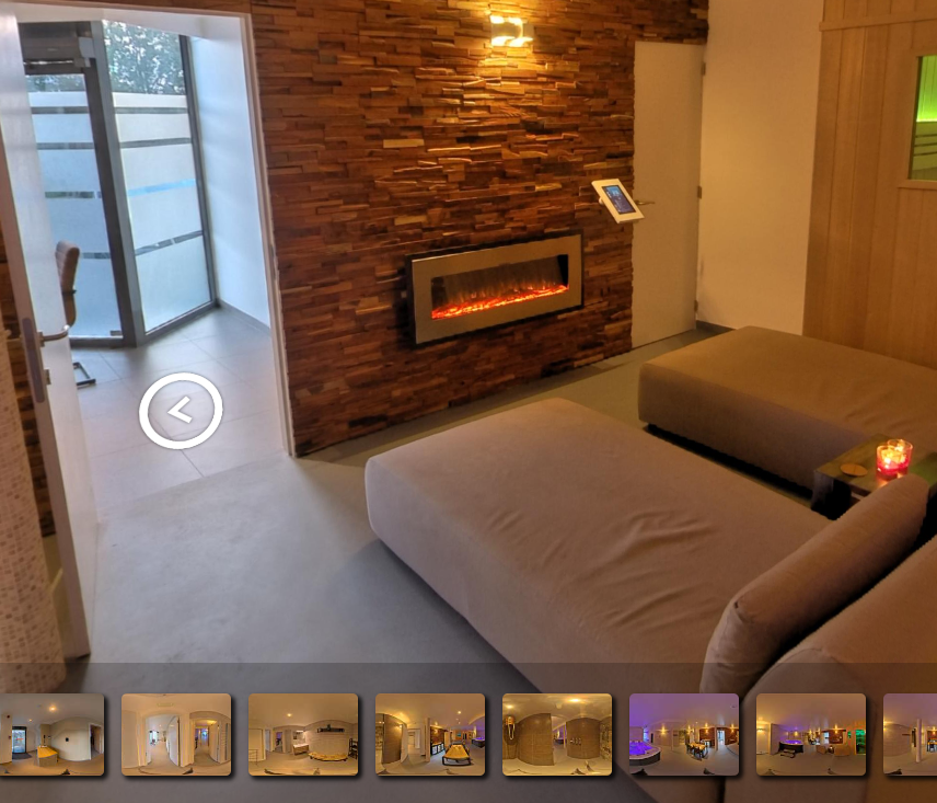 Sfeervolle privésauna met sauna en jacuzzi